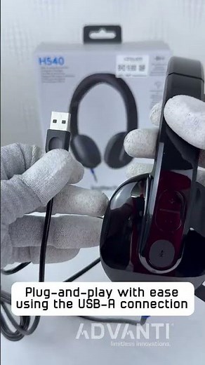 🎧 Plug in. Tune out. | 💻 Just USB & go. The Logitech H540 USB Headset