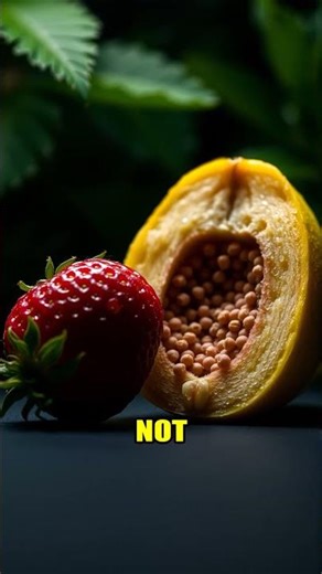 Bananas are Berries, Strawberries arent