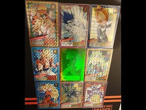 Cartes Dragon Ball Z Power Level Super Battle les plus chères, collection japonaise complète.