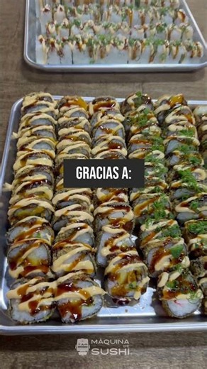Acompáñanos a la instalación de nuestras máquinas en "The Sushi Den"📍 #FoodBusiness #SushiMachine