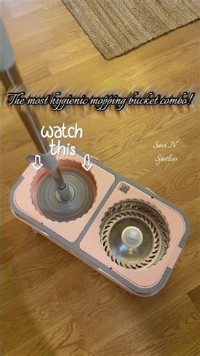 The most hygienic bucket. Separating dirty water completely and automatically!