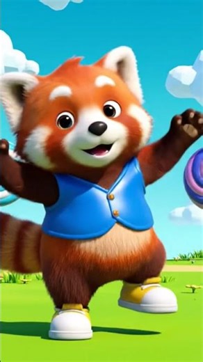 Dancing Red Panda #animatedshorts #cartoon