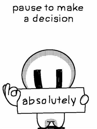Pause and accept the answer. #cartoon #2danimation #animation #digitalart #pause