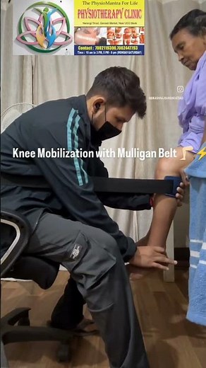 Knee Mobilization with Mulligan Belt | Physiotherapy for Knee Pain & Stiffness.