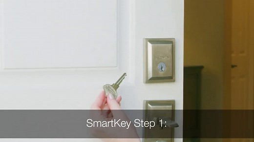 Baldwin Prestige 380 Round Single Cylinder Deadbolt Featuring SmartKey in Lifetime Polished Brass