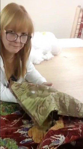 Trapunto quilting for a bespoke pelmet