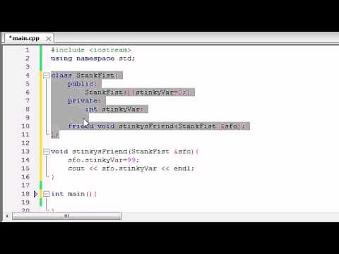 Buckys C++ Programming Tutorials - 48 - friend
