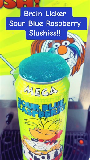 Brain Licker Sour Blue Raspberry Slushie Recipe
