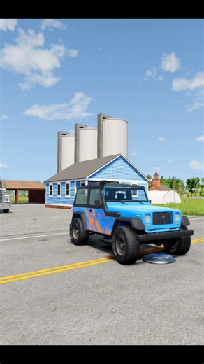 Realistic Car Crash Test 🤐 | BeamNG Drive #beamngdrive #trucks #beamng #車 #carcrash