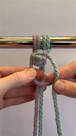 How to Tie a Berry Knot in Macrame #macrametutorial #learnmacrame