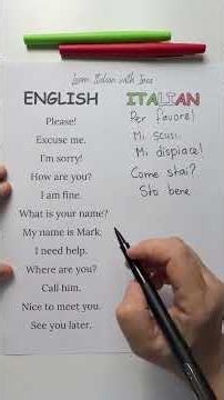 Learn Italian 🇮🇹📚