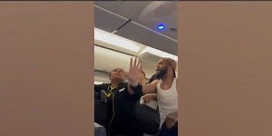 Spirit Airlines passengers brawl onboard plane as flight attendant attempts to intervene: 'Throwing it down'