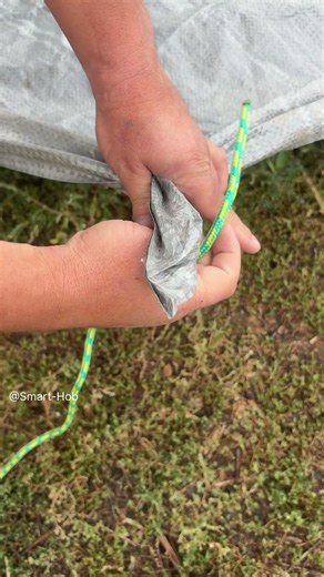 The Tarp Corner Knot That Never Slips! 😱🪢