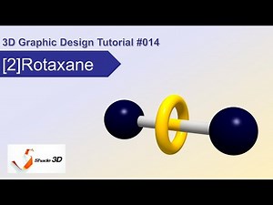 [2]Rotaxane: the interlocked molecule in 3D Graphics – Let’s Shade 3D #014