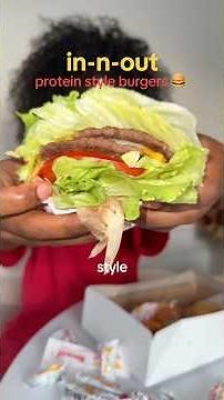 secret in-n-out menu items 🍔 #innout #burger #mukbang #food