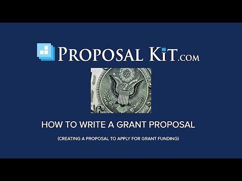 How to Write a Grant Funding Proposal