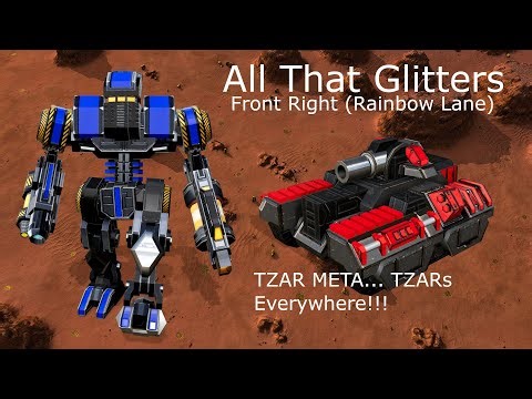 8v8 All That Glitters - Front Right(Rainbow Lane) - Beyond All Reason - Better Strategy