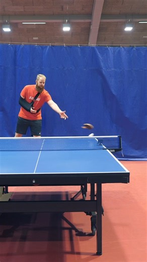18M views · 378K reactions | When you're too lazy to move#tricks #pingpong #skills #tabletennis #challenge #oddlysatisfying #racket | Pongfinity | Facebook