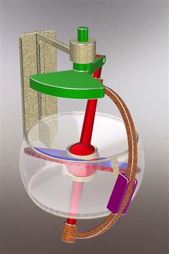 Wobbling Disk Mechanism | Oscillating Motion System ⚙️ #shorts