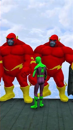 Red Hulk Monkey vs Spider-Man: Ragdoll Mayhem!