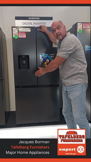 Experience the Samsung 470L French-Door Fridge - Power Cool & Freeze