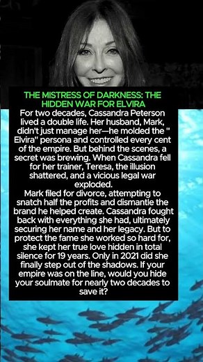 THE MISTRESS OF DARKNESS THE HIDDEN WAR FOR ELVIR