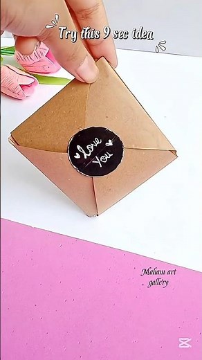 😱Everyone’s Trying This Mini Gift Wrap Trick! 🔥#shorts#craft#giftideas#trend