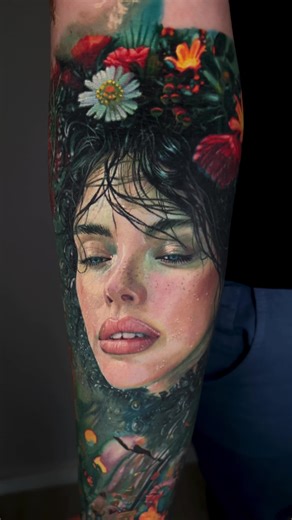 Healed Color Portrait Tattoos: A Year Later