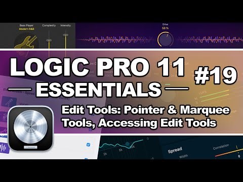 Logic Pro 11 - #19 Edit Tools: Pointer & Marquee Tools, Accessing Edit Tools