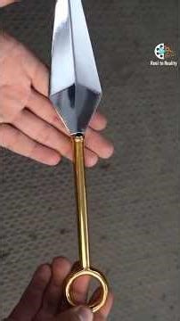 Crafting a GOLD KUNAI from Rusted Scrap