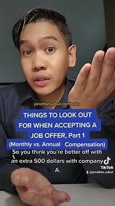 275K views · 2.4K reactions | Things To Look Out For When Accepting a Job Offer, Part 1 #careeradvice #Success #Jobhunting | Jonathan Yabut | Facebook