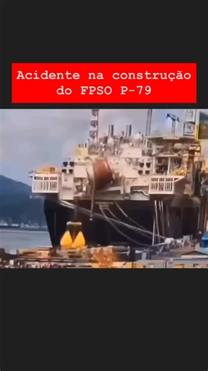 Vagas Offshore | Notícias on Instagram: "🚨 Acidente na construção do FPSO P-79 Comunicação de Emergência • Data e hora: 03/09/2025 – 11h30 (horário da Coreia do Sul) / 02/09/2025 – 23h30 (horário de Brasília) • Local: Estaleiro Hanwha, Geoje – Coreia do Sul • Instalação: FPSO P-79 em construção Descrição do ocorrido Durante um teste de carga do sistema de offloading na obra do FPSO P-79, ocorreu o colapso de uma estrutura. Um empregado da Petrobras, que acompanhava o procedimento, caiu no mar.