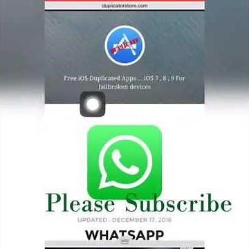 Install 2 whatsapp on any iPHONE , CLONE WHATSAPP !