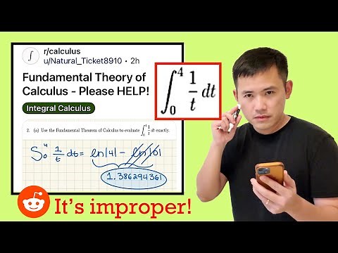 Please HELP! Fundamental theorem of calculus: Integral of 1/x from 0 to 4. Reddit
