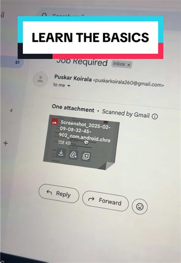 Learn the basics, it will take you a long way! #achamma #basics #primeconsultancy #prismagautam #fyp #foryou #tiktok #email #gmail #job #jobsinnepal #nepal #kathmandu #mistake #viralvideo #avoid #issues #kalanki #bestconsultancyinnepal #bestconsultancyinkalanki #genuine
