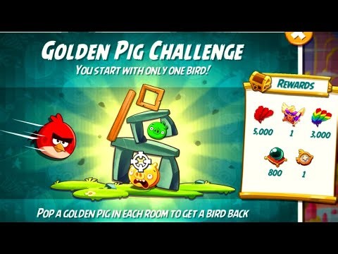 Angry birds 2 Red golden pig challenge 19 mar 2026 ! Red GPC today