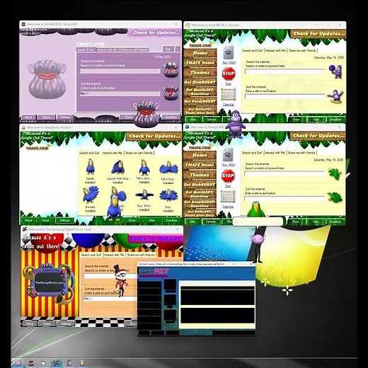 Microsoft Agent Shorts - Desktop Assistants argue who is better! #bonzibuddy #kinitopet