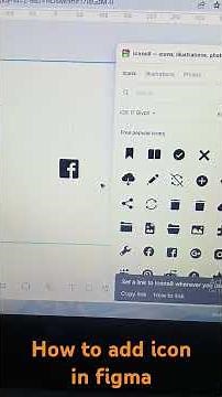 how to add icon to figma page name | how to create an icon in figma#technosunita #figma #icon