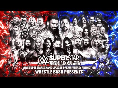 WWE Superstars Shake-up 2026 Prediction (Dream Fantasy Card)