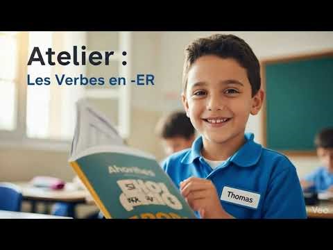 🎧 Atelier FLE A1 – Les Verbes en -ER | Listening: Ma journée au collège