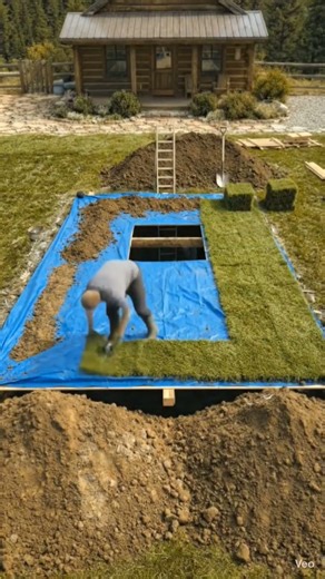 “No One Knew This Hidden Bunker Villa Exists… Until Now 🏡🔥” #bunkerhouse