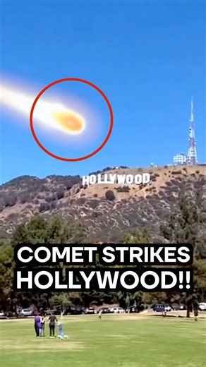 Imagine this: clear blue sky over Lake Hollywood Park. Dogs barking, kids pointing, my shaky phone hunting focus. A massive burning comet hisses across the ridge, skimming the big white HOLLYWOOD letters; the radio tower peeks behind like a metronome. It vanishes past the crest—then a gut-deep boom. Birds rocket from the pines, car alarms spit awake, and I smear the lens with my thumb trying to keep it in frame. Minutes later I’m breathing dust on the Mount Lee service road. Dry brush lifts in l