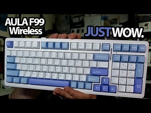 Ultimate Wireless Gaming Keyboard? AULA F99 with Pre-Lubed Linear Switches & RGB