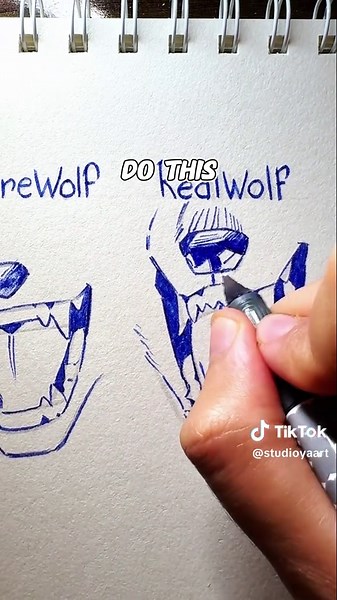✨Wolf drawing tutorial EasyPeasy✨ This drawing was inspired by an artwork I saw a long time ago. I remembered the image in my mind and recreated it from memory, but I couldn’t find the original artist to give proper credit.😭 If anyone recognizes the original, please let me know so I can credit them!😁 #howtodraw #arttutorial #anatomy #artist #trendingvideo #artistoninstagram #viral #fyp