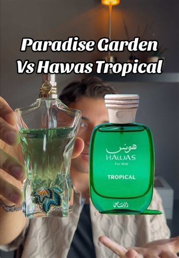 @JeanPaulGaultier Paradise Garden Vs @Rasasi Official Hawas tropical Podes conseguir este perfume y muchos decants más en @Scents Decants #perfume #jeanpaulgaultier #jpg #perfumetiktok #hawas