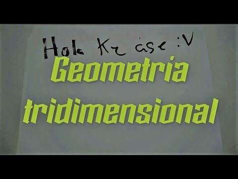Video-tutorial de Geometría Tridimensional - Matemáticas