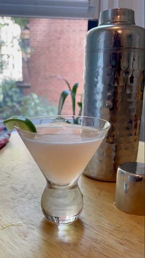 Rhubarb Gin Gimlet Recipe