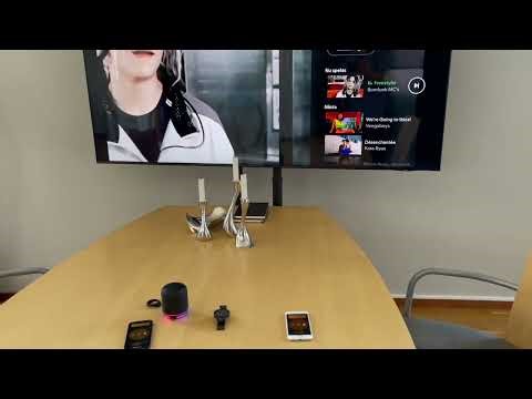 AiFi Demo: Syncing Video on Samsung TV with Mobiles & Bluetooth Speakers