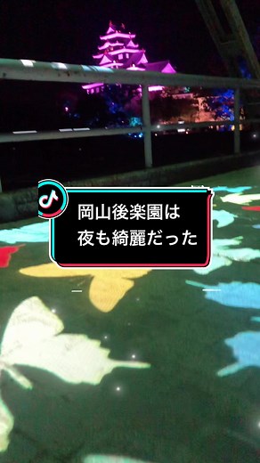 岡山後楽園の美しい夜景とハートの日イベント