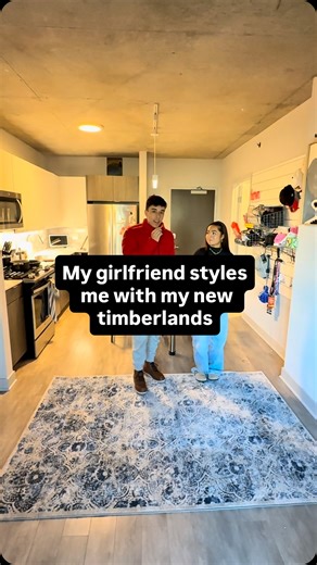 Andrew Kammerer on Instagram: "My girlfriend styled me for winter with my new Timberlands @timberland #ad #timberlandpartner #timberland #redwoodedgeboot #timberlandboots #timberlandoutfits #winteroutfits #holidayoutfits"
